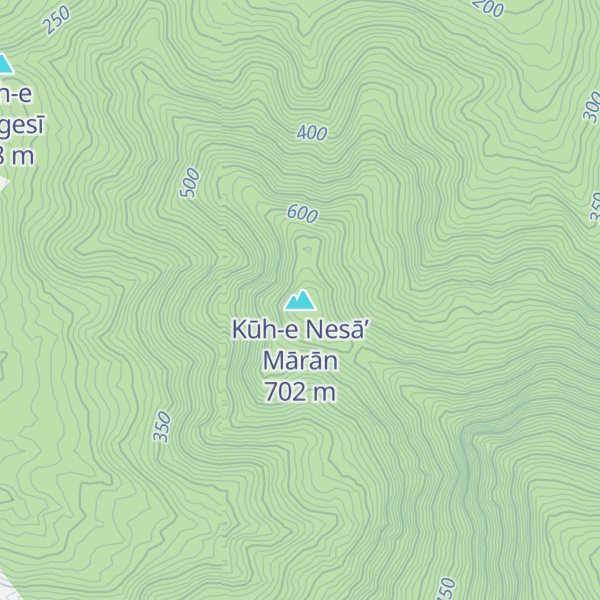 Map of Kūh-e Nesā’ Mārān