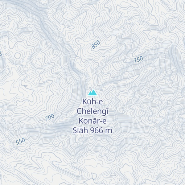 Map of Kūh-e Chelengī Konār-e Sīāh