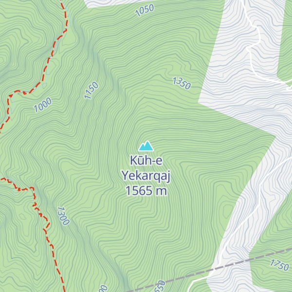 Map of Kūh-e Yekarqaj
