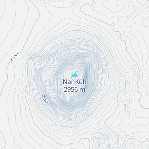 Map of Nar Kūh