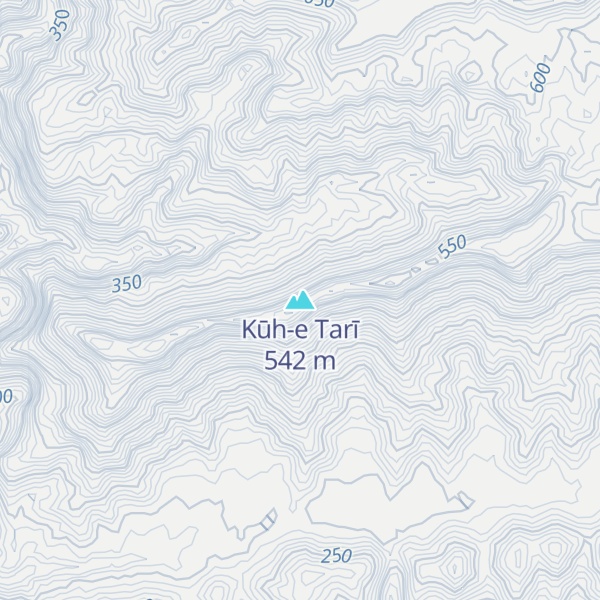 Map of Kūh-e Tarī