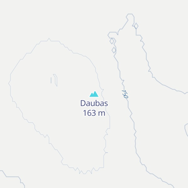 Map of Daubas