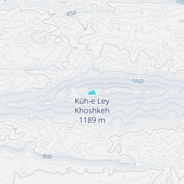 Map of Kūh-e Ley Khoshkeh