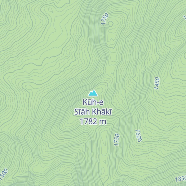 Map of Kūh-e Sīāh Khākī