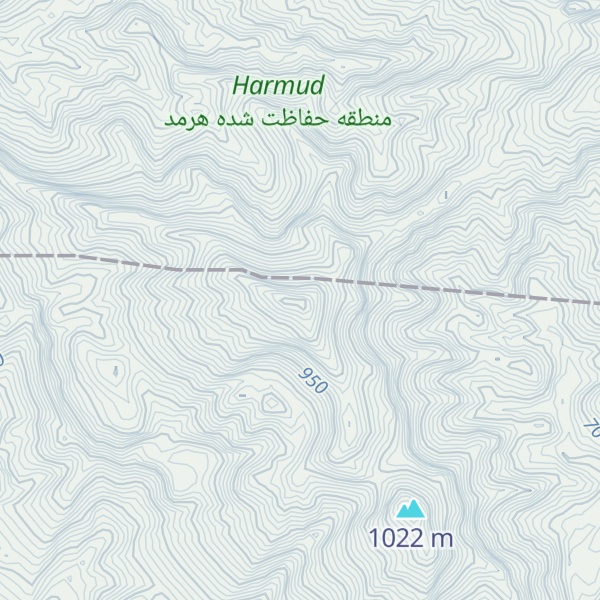 Map of Kūh-e Ḩoseynī