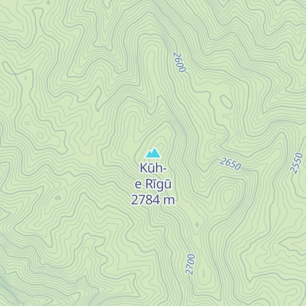 Map of Kūh-e Rīgū