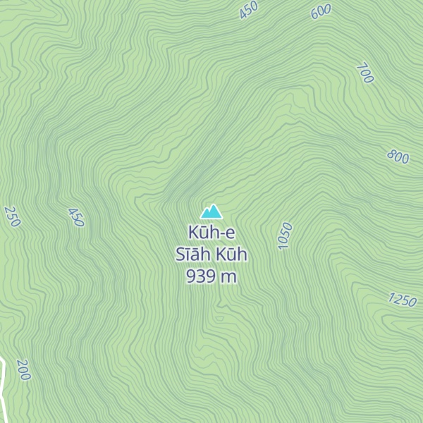 Map of Kūh-e Sīāh Kūh