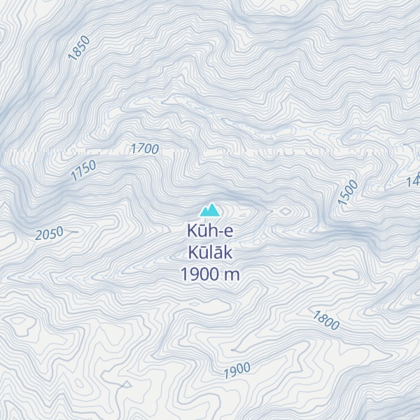 Map of Kūh-e Kūlāk