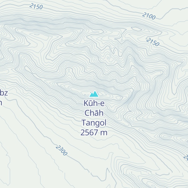 Map of Kūh-e Chāh Tangol