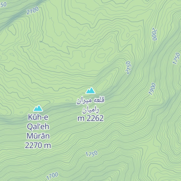 Map of قلعه میران رامیان