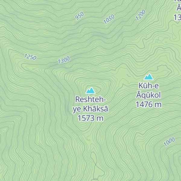 Map of Reshteh-ye Khāksā