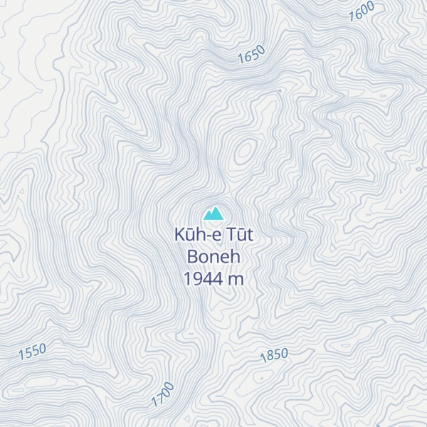 Map of Kūh-e Tūt Boneh