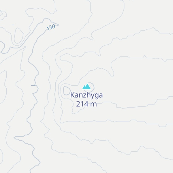 Map of Kanzhyga