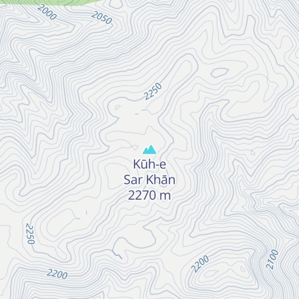 Map of Kūh-e Sar Khān