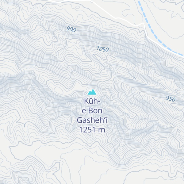 Map of Kūh-e Bon Gasheh‘ī