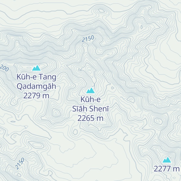 Map of Kūh-e Sīāh Shenī