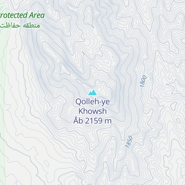 Map of Qolleh-ye Khowsh Āb