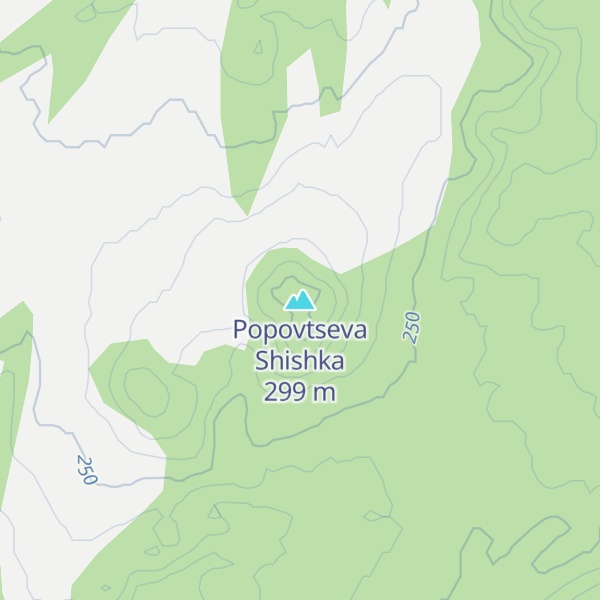 Map of Popovtseva Shishka