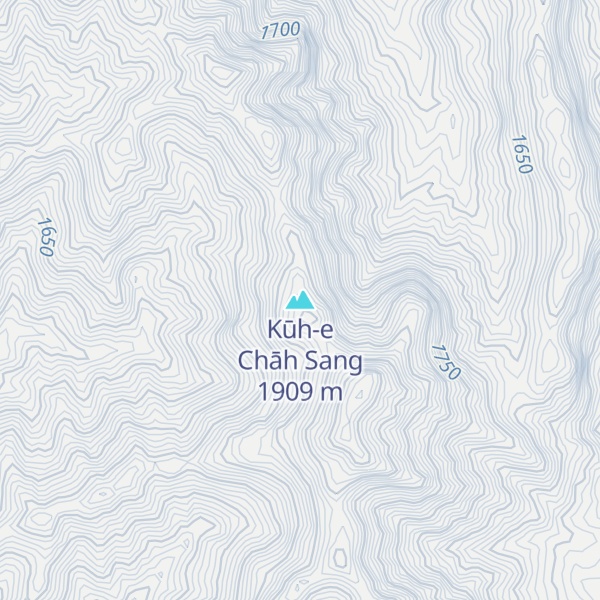 Map of Kūh-e Chāh Sang