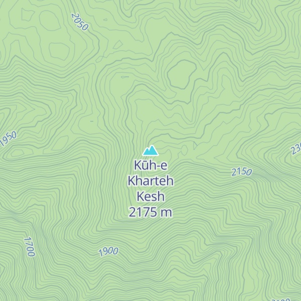 Map of Kūh-e Kharteh Kesh
