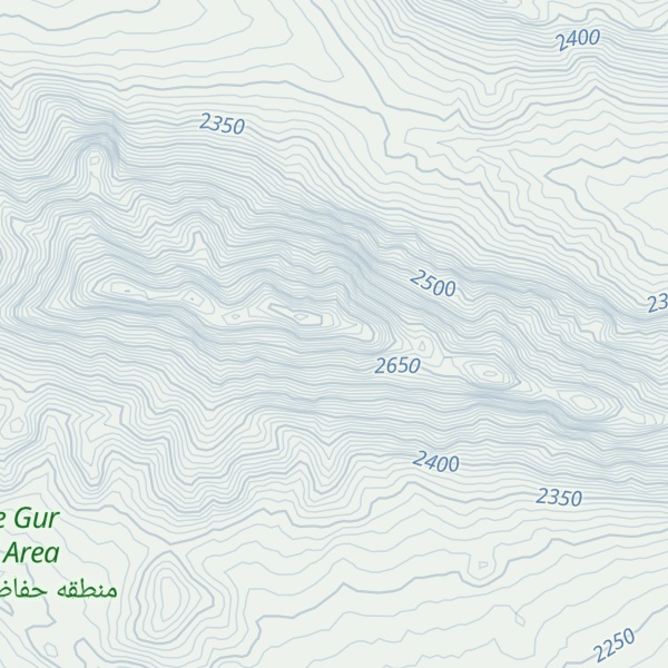 Map of Kūh-e Kamar Bast