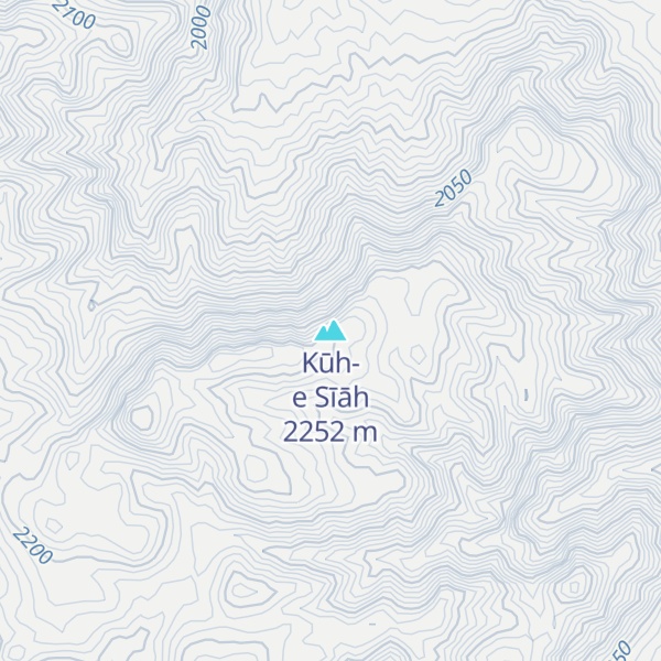Map of Kūh-e Sīāh