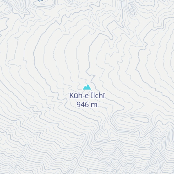 Map of Kūh-e Īlchī