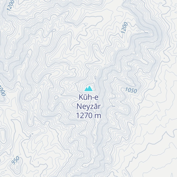 Map of Kūh-e Neyzār