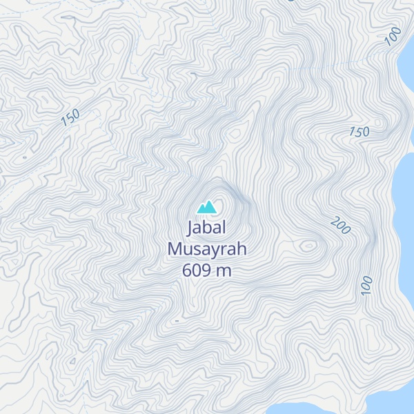 Map of Jabal Musayrah