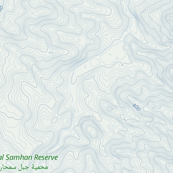 Map of Jabal Ḩabrīr