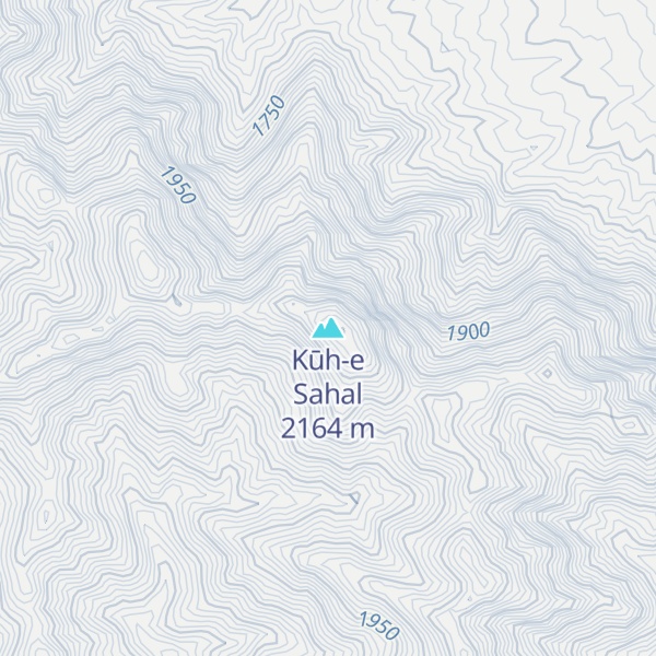Map of Kūh-e Sahal