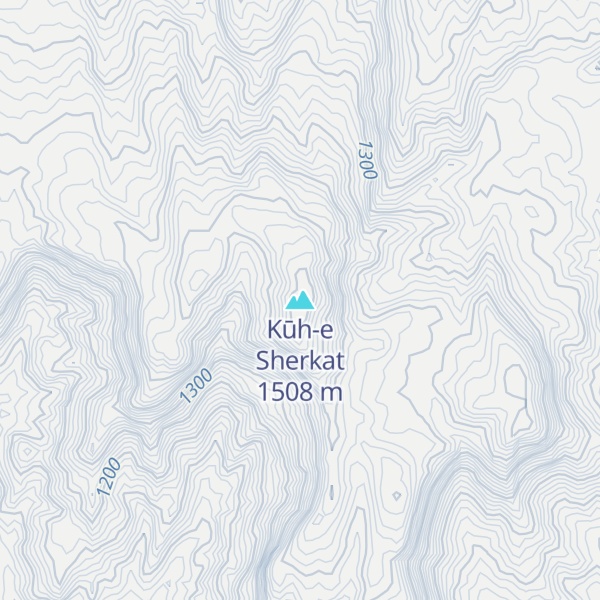 Map of Kūh-e Sherkat