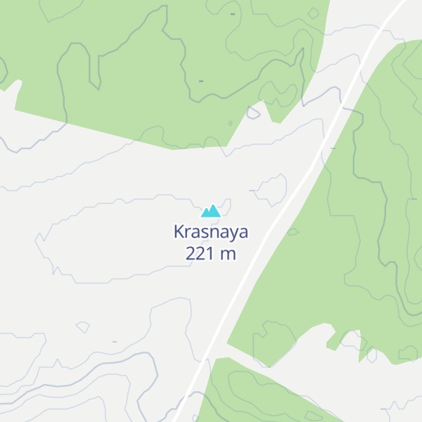 Map of Krasnaya