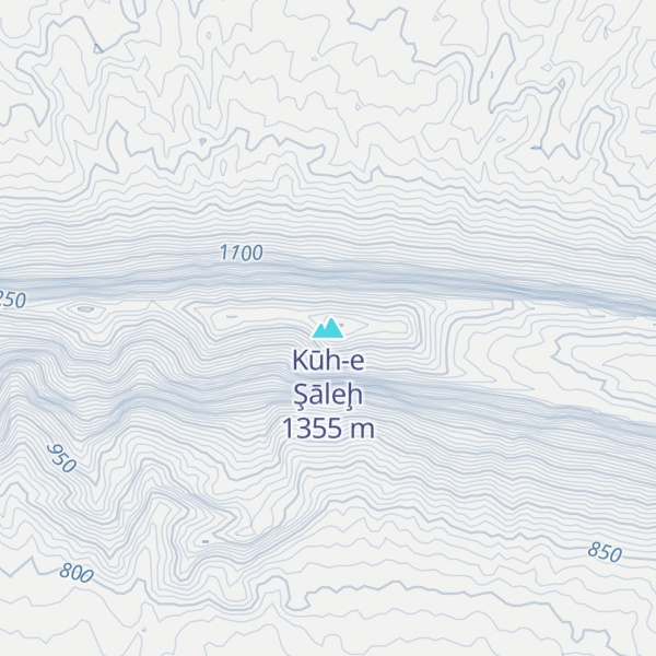 Map of Kūh-e Şāleḩ