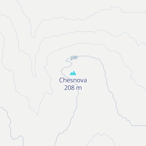 Map of Chesnova
