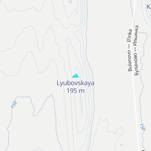 Map of Lyubovskaya
