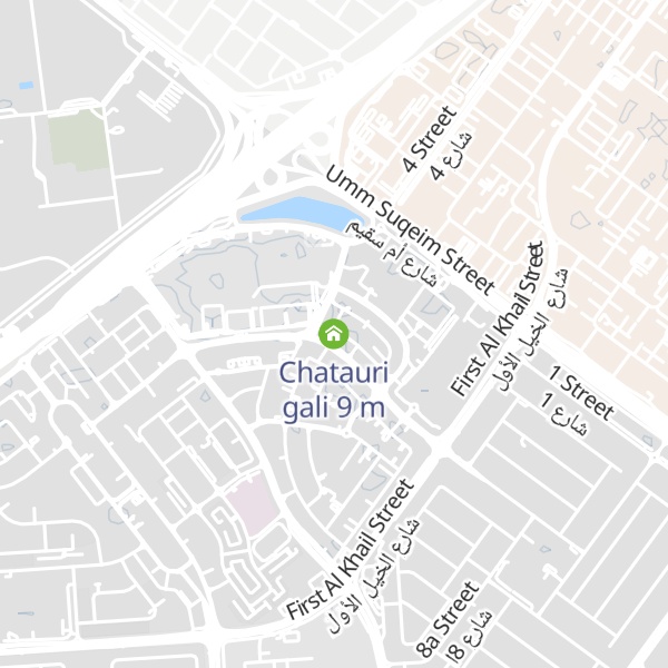 Map of Chatauri gali