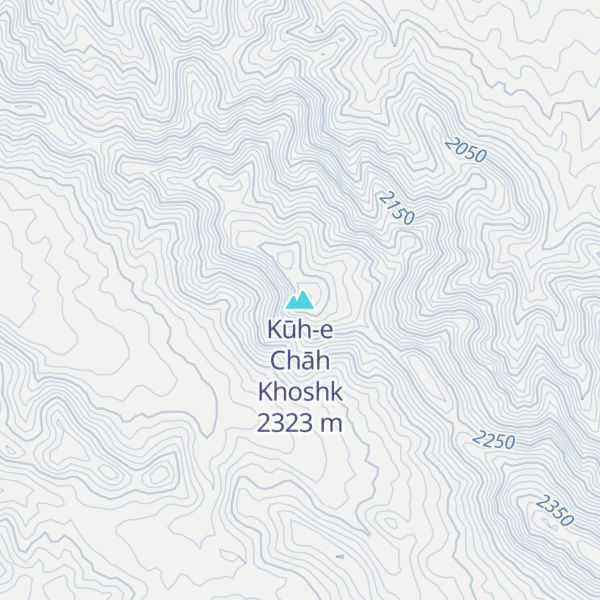 Map of Kūh-e Chāh Khoshk