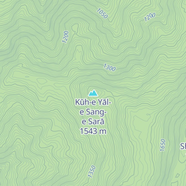 Map of Kūh-e Yāl-e Sang-e Sarā