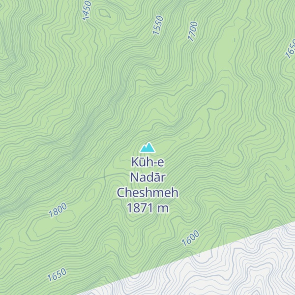 Map of Kūh-e Nadār Cheshmeh
