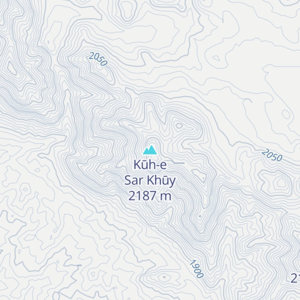 Map of Kūh-e Sar Khūy