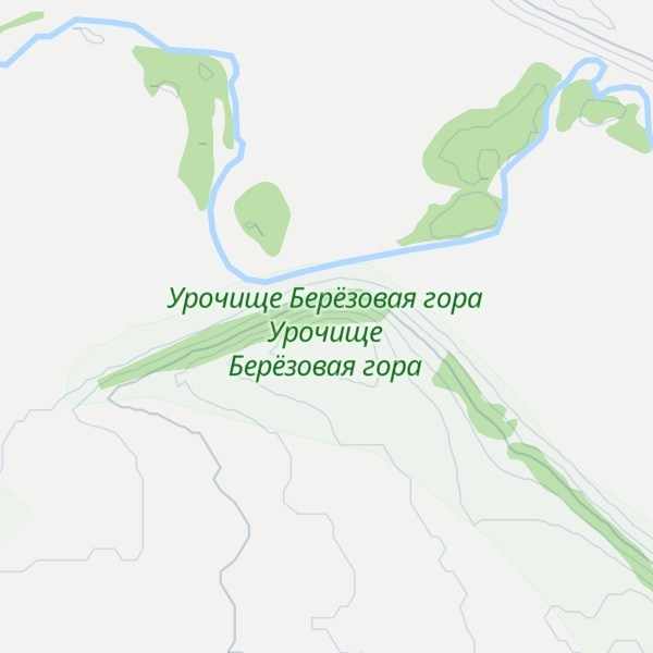Map of Berezovaya