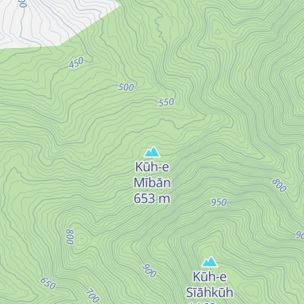 Map of Kūh-e Mībān