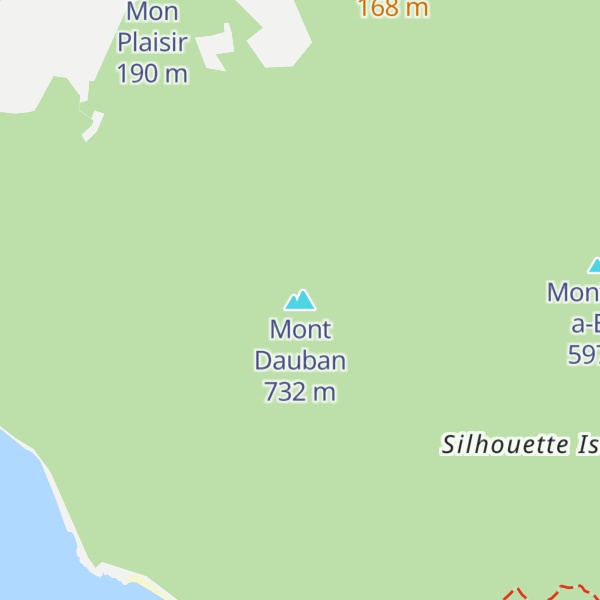 Map of Mont Dauban
