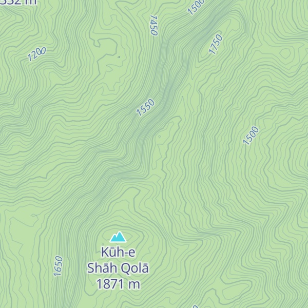 Map of Kūh-e Gafāreh Kūh