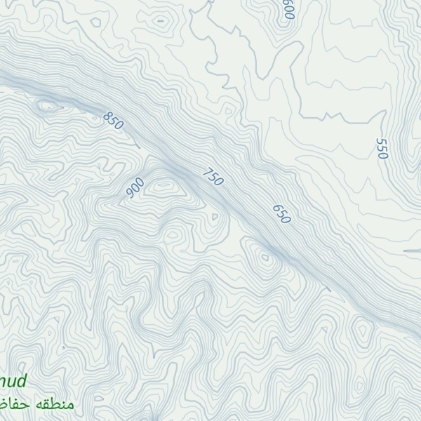 Map of Kūh-e Pas Rokh