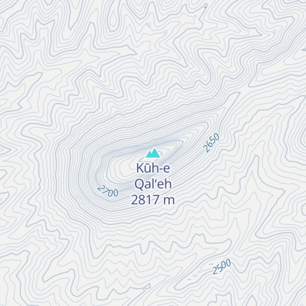 Map of Kūh-e Qal‘eh