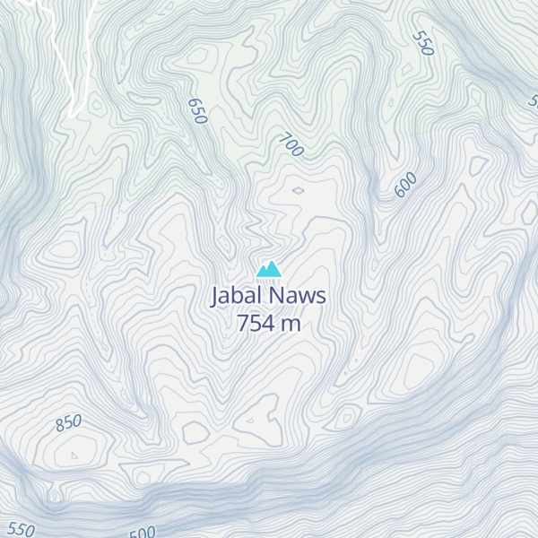 Map of Jabal Naws