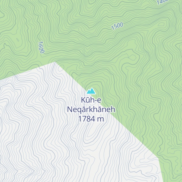 Map of Kūh-e Neqārkhāneh