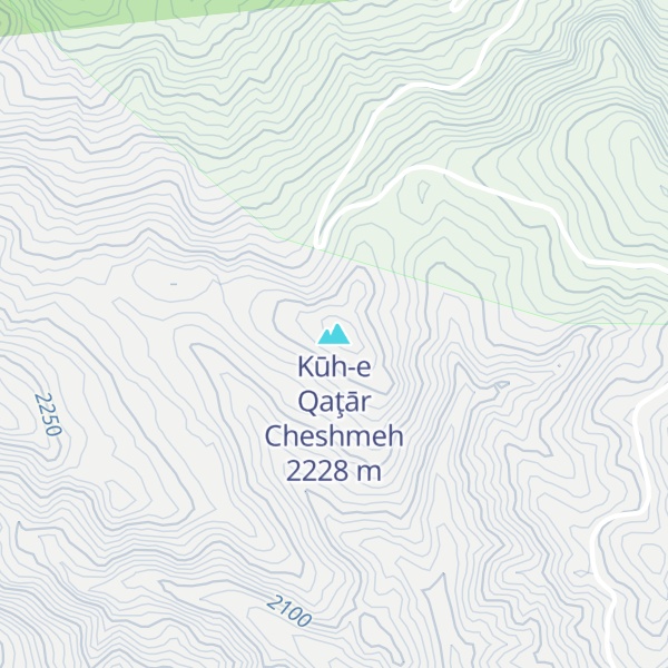 Map of Kūh-e Qaţār Cheshmeh